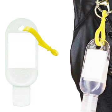 1 oz Hand Sanitizer Gel Tottle w Carabiner